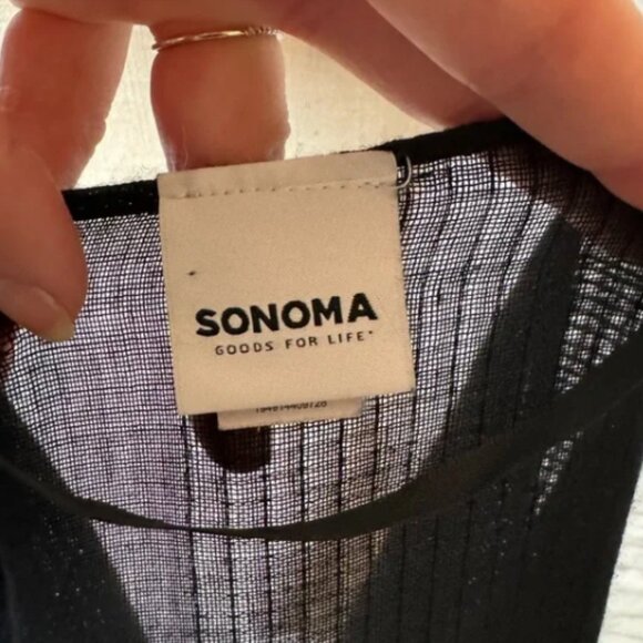 Sonoma Black Shawl Coverup Cardigan Wrap. Pre-loved in Good Condition - Picture 6 of 16